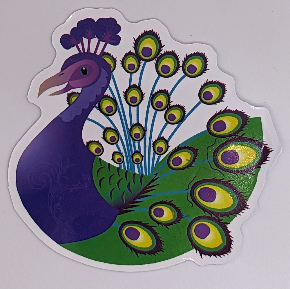 Peacock Sticker